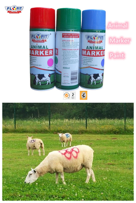 Plyfit Animal Marker Paint 500 ml Aerosol Spray Paint para animais de porco / ovelha / cavalo