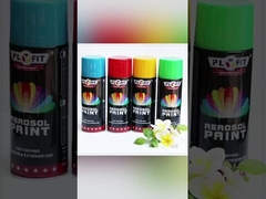 Pintura de pulverização acrílica de neon de secagem rápida com bocal de rotação de 360 graus