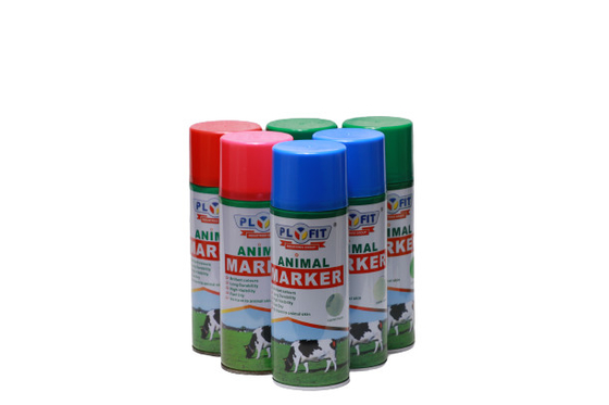 A pintura de marcação animal das cores pulveriza o pulverizador do marcador dos rebanhos animais 500ml para alimentar