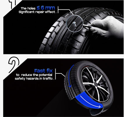 Vedador líquido MSDS do pneumático do carro do reparo do auto do vedador do pneu da emergência do carro/motocicleta