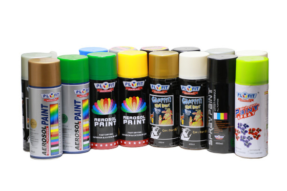 Pintura à pistola de secagem rápida 400ml da lata do aerossol da pintura à pistola acrílica de PLYFIT