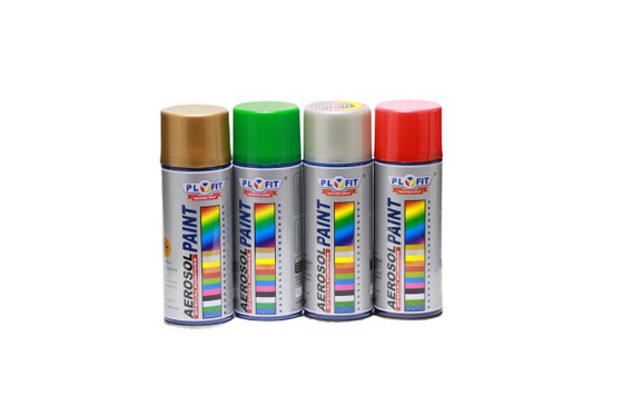 Pintura à pistola 400ml Tin Can Fast Drying do aerossol das resinas de acrílico de Plyfit