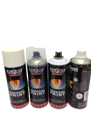Certificado de alto brilho de secagem rápido não tóxico do ISO ROHS do ALCANCE da pintura à pistola do carro de PLYFIT 400ml
