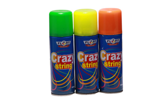 O partido louco da corda da corda parva pulveriza cores fluorescentes o material Tinplace da resina que pode