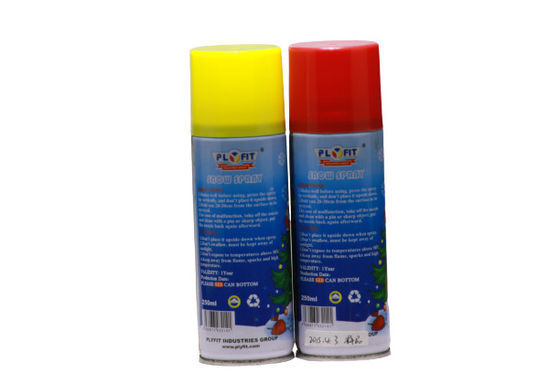 o aerossol da neve 250ml pulveriza a pintura à pistola Nonflammable da neve para a celebração da remoção de ervas daninhas do partido