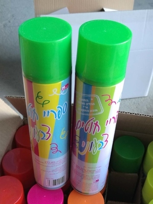 A fita louca do Natal parvo não inflamável da festa de anos do pulverizador da corda pulveriza biodegradável