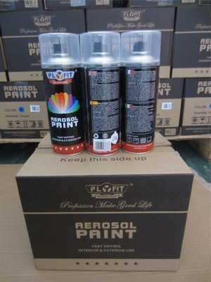 Secagem de superfície impermeável de 5 minutos da pintura à pistola acrílica de secagem rápida do aerossol