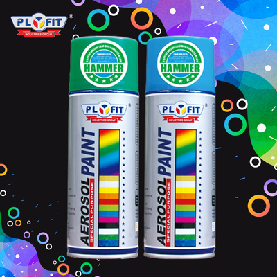 amostra grátis branca preta vermelha da cor da pintura à pistola acrílica da pintura à pistola do aerossol 450ml