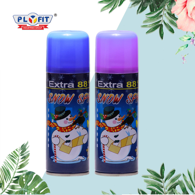 Do pulverizador branco da neve da espuma do carnaval do partido o folha de Flandres colorido artificial pode 250ml