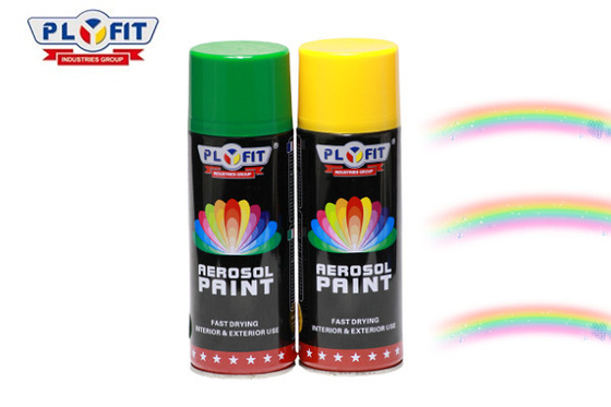 Revestimento líquido de tinta em spray de aerossol resistente a intempéries para uso metálico