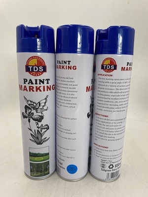 Linha impermeável de secagem rápida personalizada pintura à pistola da estrada 650ml do aerossol da pintura da marcação