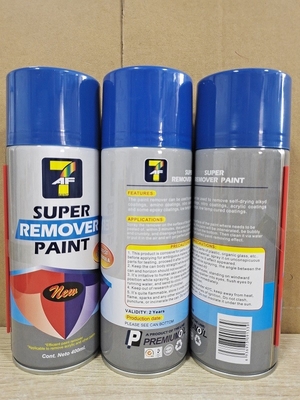 fabricante poderoso do OEM da cor do espaço livre do removedor de pintura do acrílico do aerossol 400ml