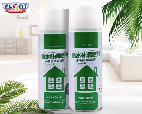 Reparo de vazamento de spray repelente de água de construção OEM com excelente resistência ao fogo e boa flexibilidade