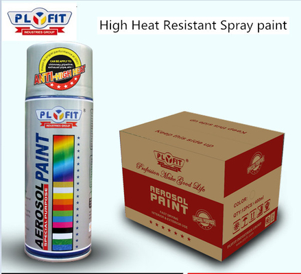 Resina de silicone preta não tóxica tinta de pulverização baixo odor químico 300 °C alta temperatura