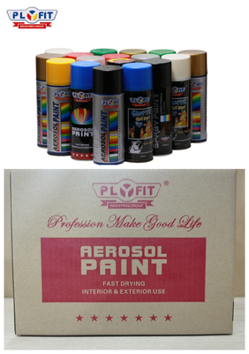 Aerosol Industrial Acrílico Spray Paint Revestimento de parede de metal Graffiti Automotive Car Spray Paint