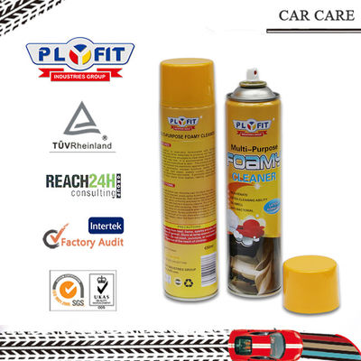 Produtos de detalhe interiores do carro de Plyfit, multi pulverizador do líquido de limpeza da espuma do limão do perfume da finalidade 650ML não abrasivo