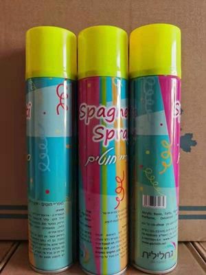 Spray de cordas ecológico para festas colorido e inofensivo para todas as celebrações