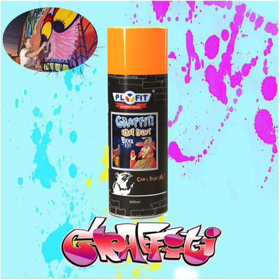 Pintura à pistola fluorescente 400ml de alto brilho dos grafittis do aerossol para a pintura de parede