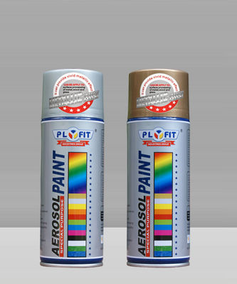 Pintura à pistola preta do aerossol do ouro de ISO9001 18K para os carros que secam rapidamente