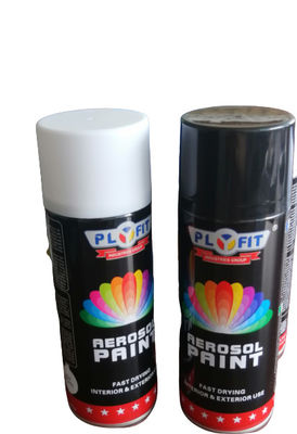 O acrílico 65*158mm preto seco rápido do aerossol da pintura à pistola da laca baseou