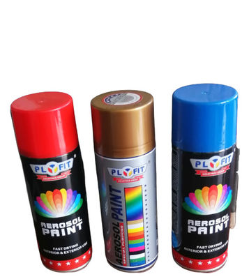 Pulverize a cor de revestimento da prata do OEM da pintura à pistola do acrílico do aerossol