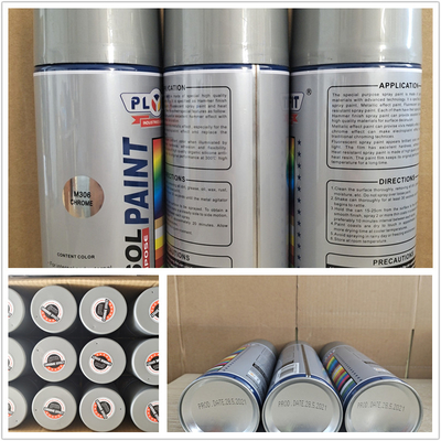 A pintura à pistola impermeável 400ml da cor do aerossol de Tinpate do anel-D rápido por pode