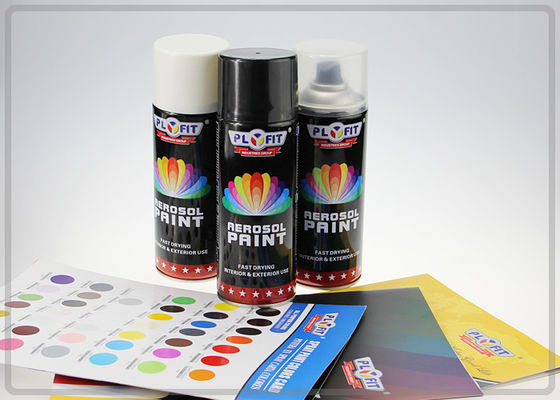 Pintura preta de secagem rápida do aerossol do acrílico da pintura da bicicleta 400ml do carro
