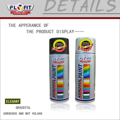 pintura à pistola metálica do aerossol de 400ml 300ml para o vidro de madeira do metal