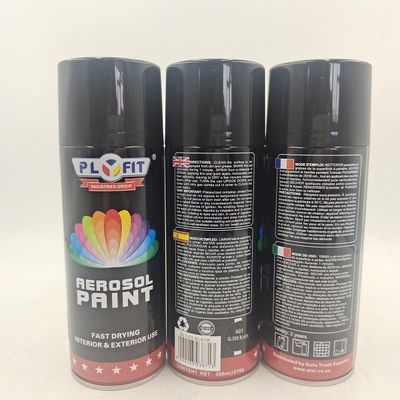 Secagem acrílica da pintura à pistola do aerossol de PLYFIT 450ML rápida para o metal do ABS da mobília do carro